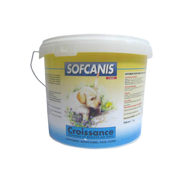 Moureau Sofcanis Supplement Nutritionnel Chien Croissance Poudre Orale 5kg