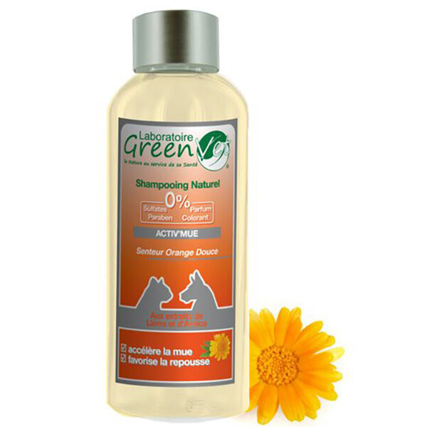 Greenvet Shampooing Naturel Activ'mue Chien Chat 250ml