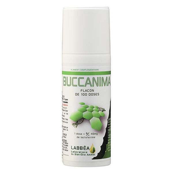 Labbêa Buccanima Aliment Complémentaire Bouche Inflammée Tartre Chien Chat NAC gel oral flacon pompe 50ml