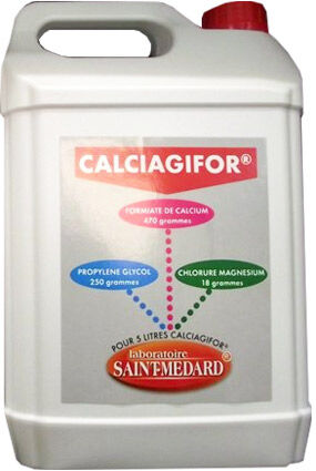 Saint Medard calciagifor supplement nutritionnel vache laitiere solution buvable bidon de 5l