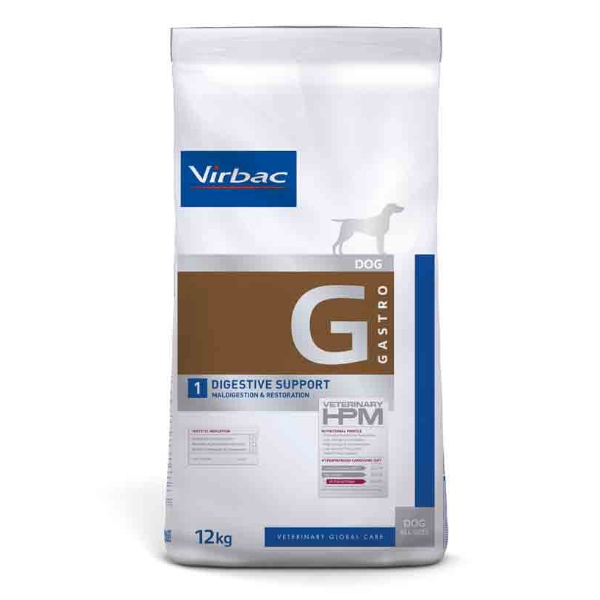Virbac Veterinary hpm Diet Chien Gastro Digestive Support Maldigestion Croquettes 12kg