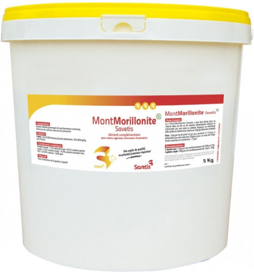 Savetis Montmorillonite LPG Protection Muqueuse Intestinale Bovin Cheval Poudre Orale 5kg