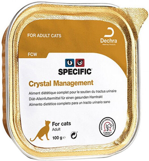 Dechra Specific Chat FCW P Crystal Management Barquette 100g