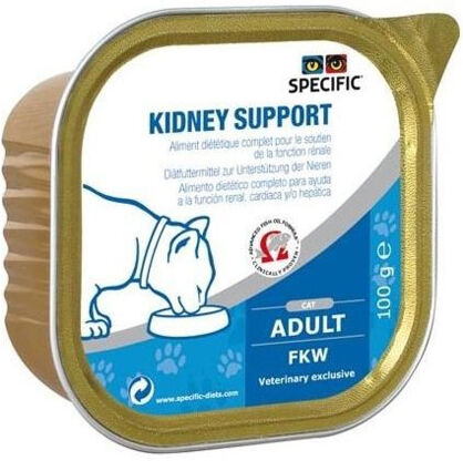 Dechra Specific Chat FKW Kidney Support Barquette 7x100g