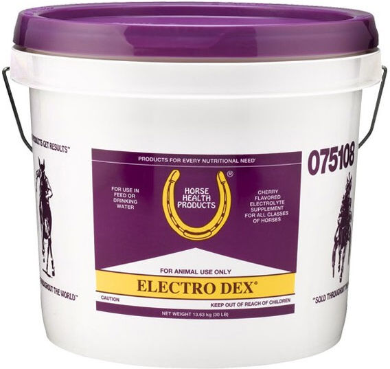 Pommier Nutrition Electrodex Récupération Electrolytes Cheval Granules 13,6kg