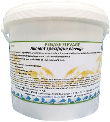 Sennecq Bonne pegase complement alimentaire remineralisant aux extraits de plantes cheval granules sac de 25kg