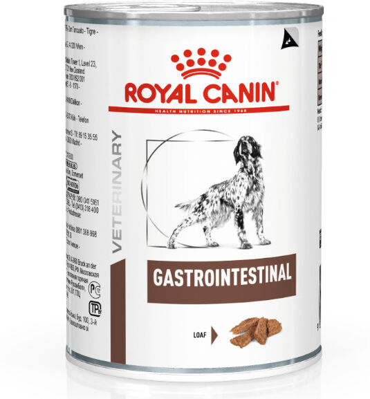 royal canin veterinary diet chien gastro intestinal boite de 400g d'aliment humide