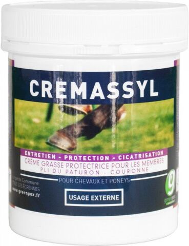 Greenpex Cremassyl Creme Grasse Protectrice et Cicatrisante pour les Membres du Cheval 1L