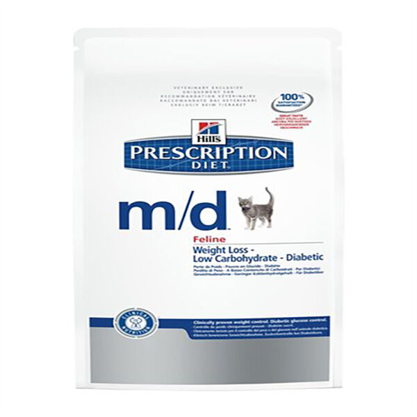 Hill's Prescription Diet Feline M/D Diabetes/ Weight Management Croquettes 1,5kg