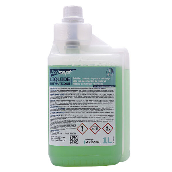 Axience Axisept Liquide Enzymatique 1L