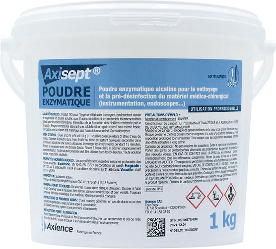 Axience Axisept Poudre Enzymatique 1kg