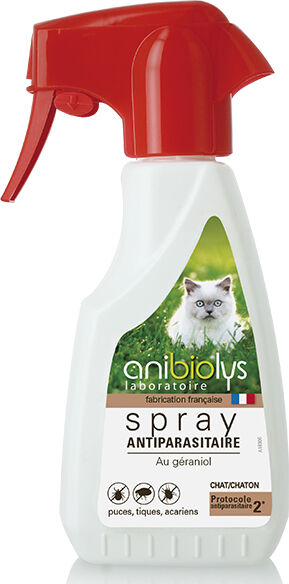 Anibiolys Chats Spray Antiparasitaire 250ml