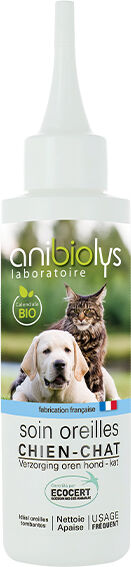 Anibiolys Anybiolys Hygiène Soin des Oreilles Chien Chat 125ml