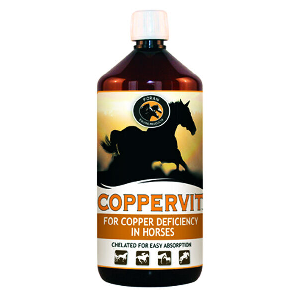 Pommier Nutrition Coppervit Foran Apport Cuivre Cheval Solution Buvable 1L