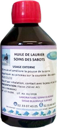 Sennecq Bonne Huile de Laurier Corne Cheval solution externe 250ml