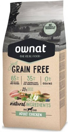 Ownat Just Grain Free Chien Adulte Agneau 3kg