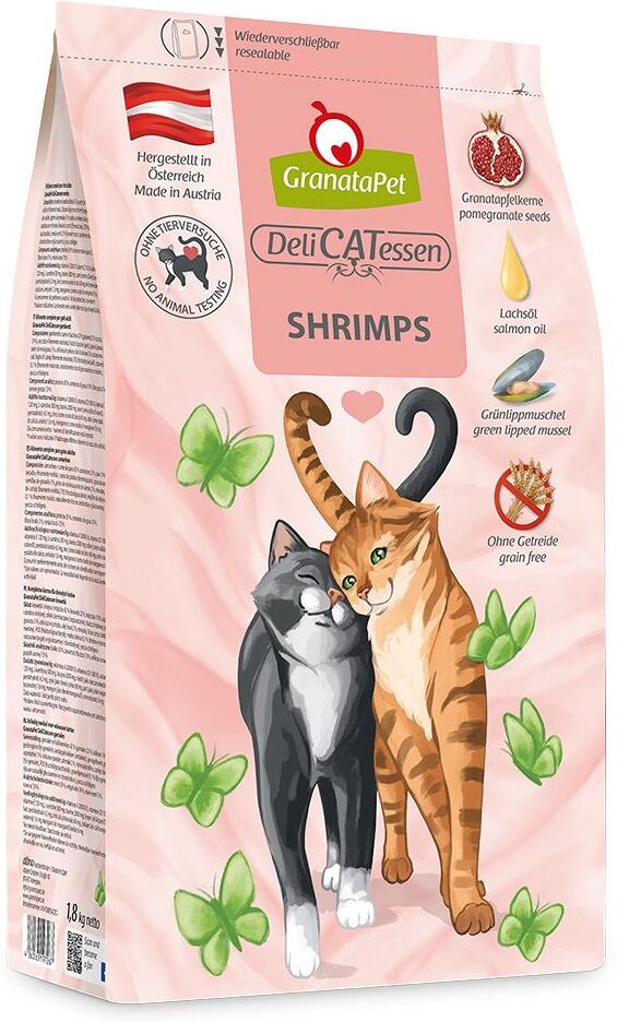 GranataPet DeliCatessen Adult, crevettes pour chat - 1,8 kg