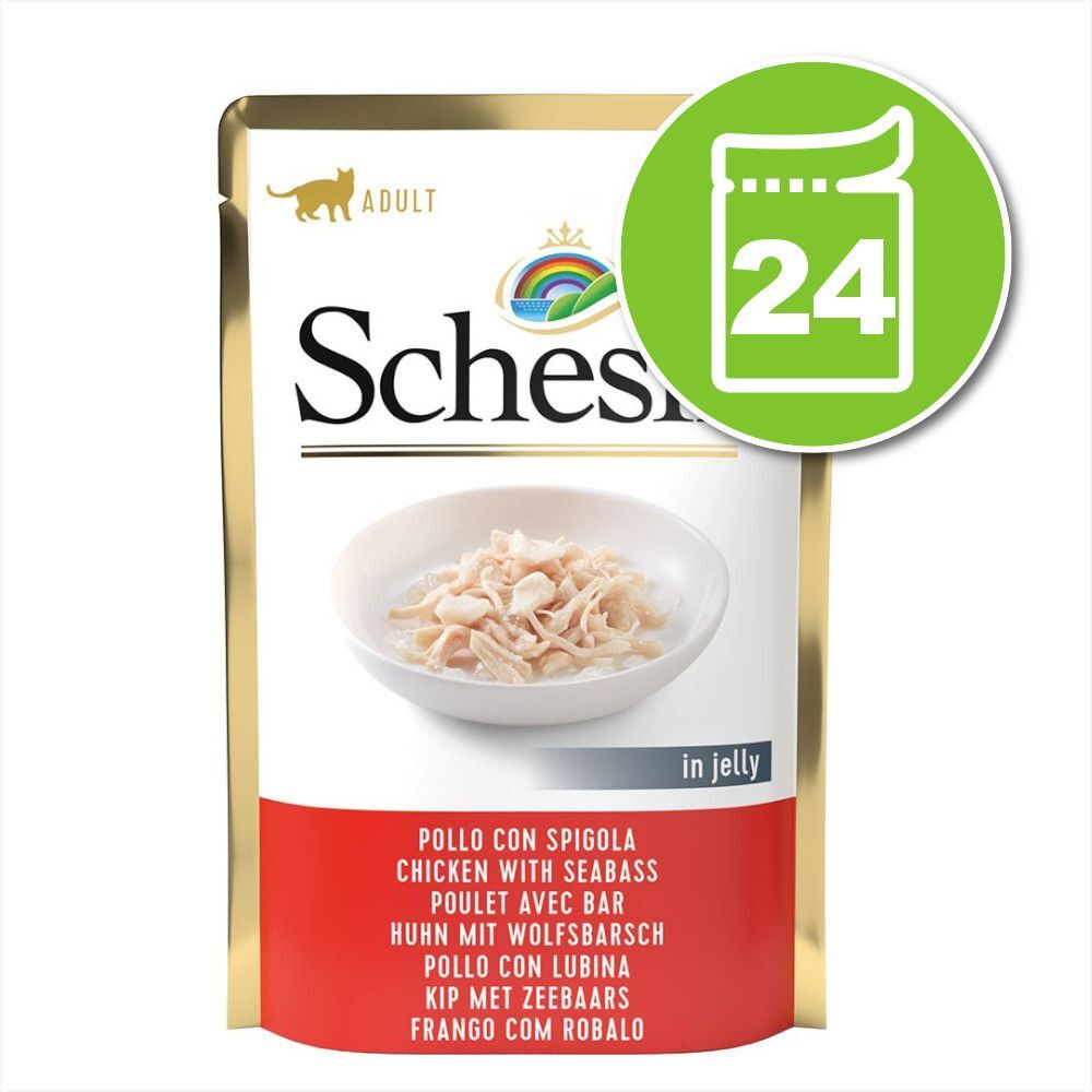 Schesir Lot Schesir 24 x 85 g - filet de poulet en gelée