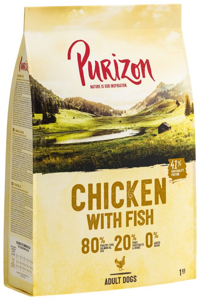 Purizon 2x12kg lot Puppy poulet, poisson Purizon - Croquettes pour chien