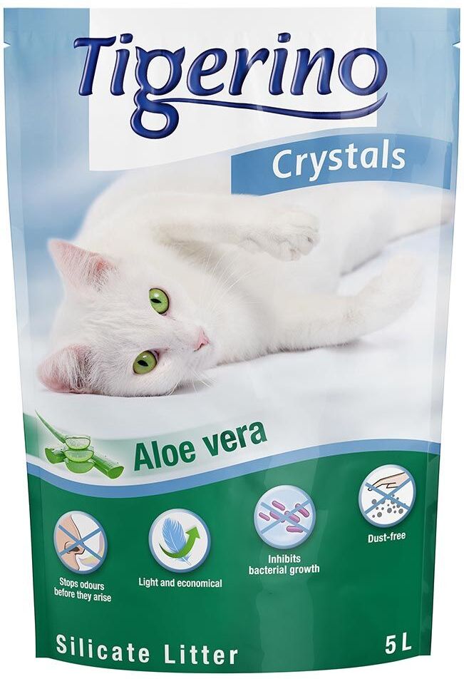 Tigerino Litière Tigerino Crystals Aloe Vera - 5 L