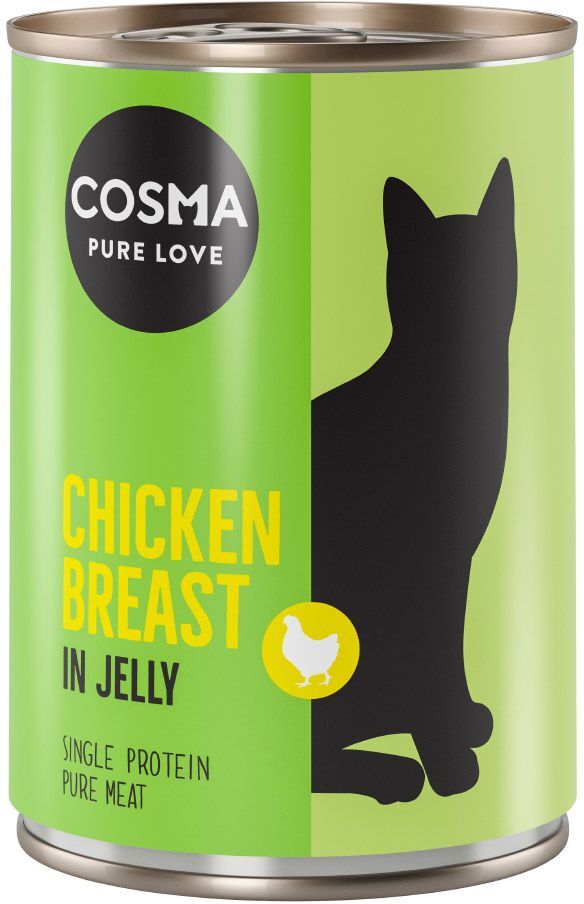 Cosma 12x400g Original en gelée lot mixte, 4 saveurs Cosma - Pâtée pour chat