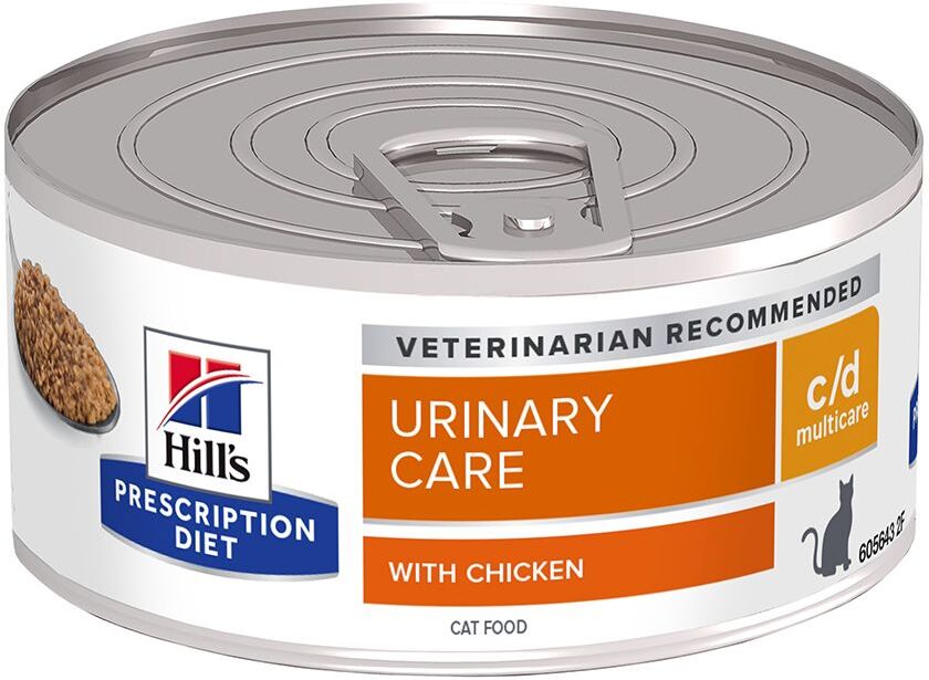 Hill's Prescription Diet 12x156g c/d Urinary Care Multicare, poulet Hill's Prescription Diet -...