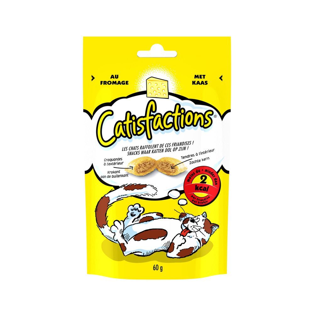 Dreamies 60g Friandises Dreamies Catisfactions, fromage - Friandises pour chat