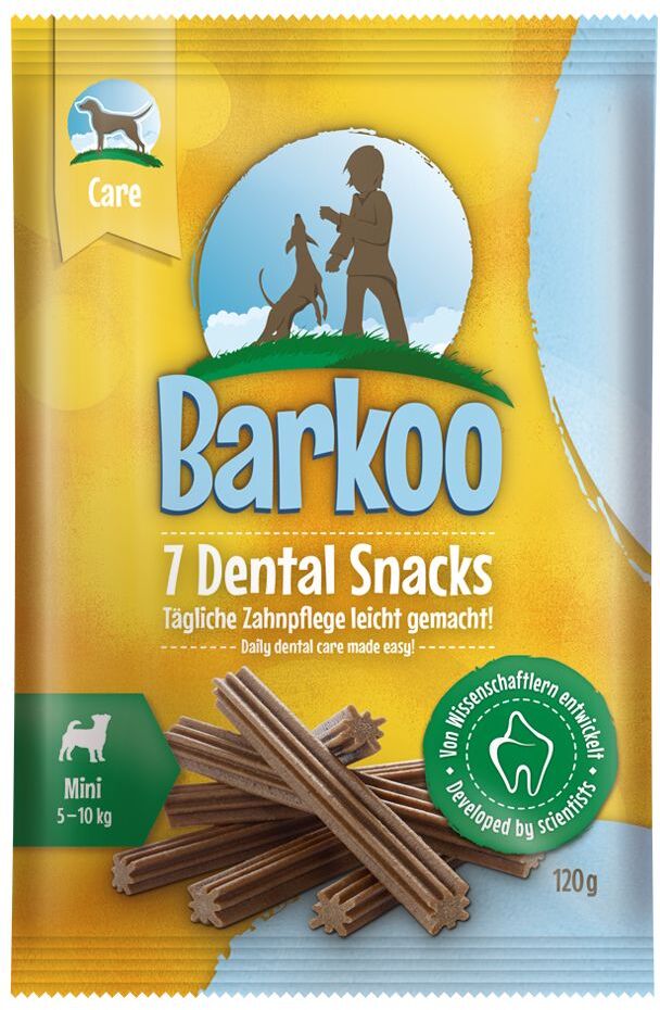 Barkoo 120 g (7 friandises) Friandises bucco-dentaires Dental Snacks Mini...