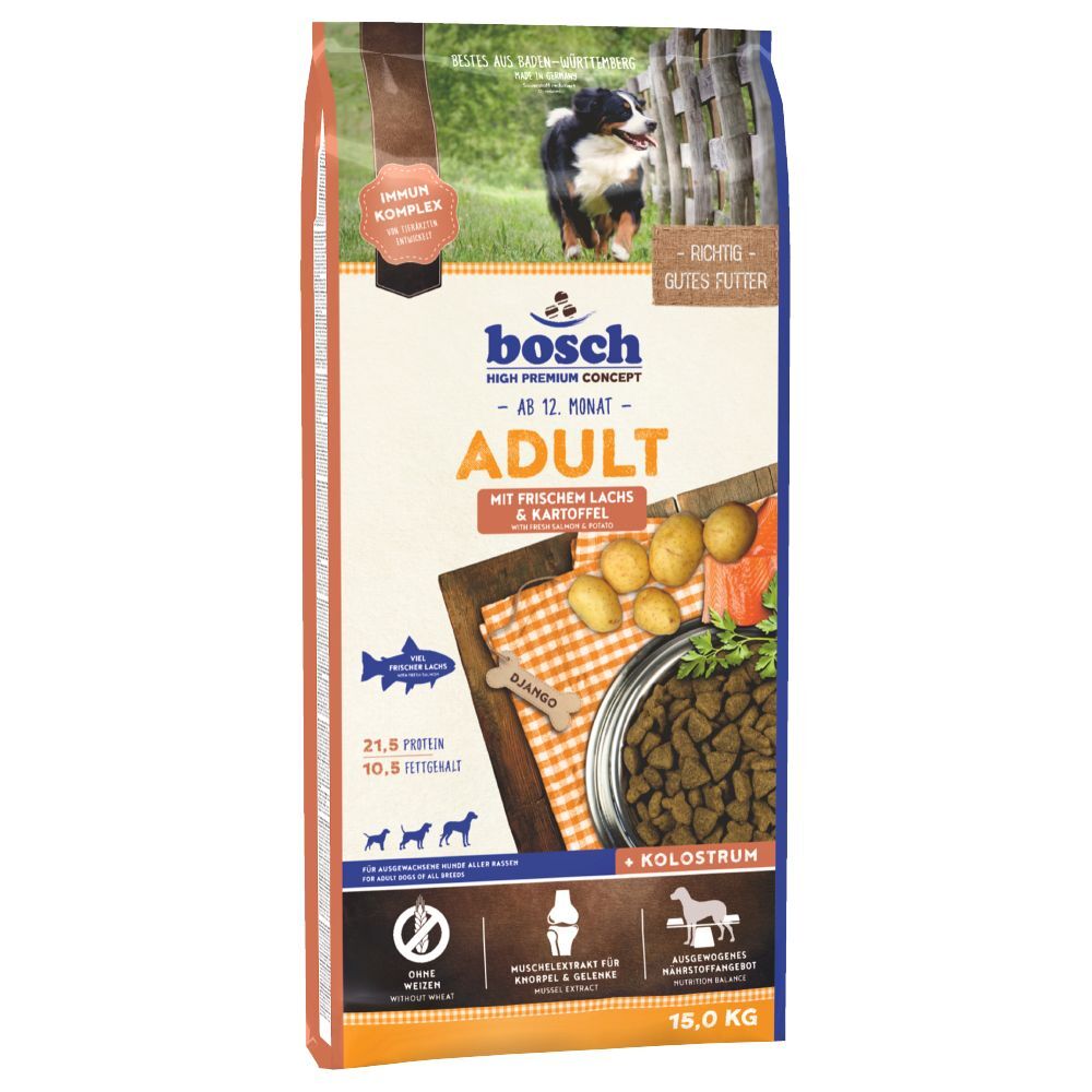 Bosch High Premium concept bosch Adult saumon, pommes de terre pour chien - 15 kg