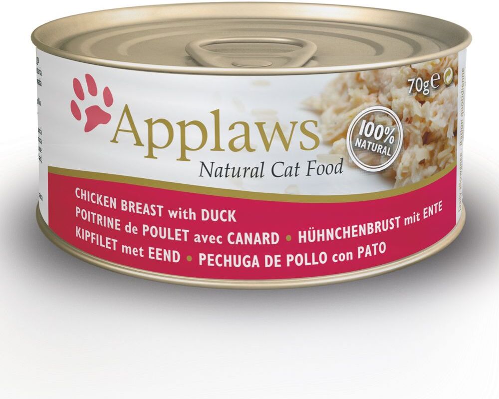 Applaws 24x70g filet de thon & crevettes Applaws - Pâtée pour Chat