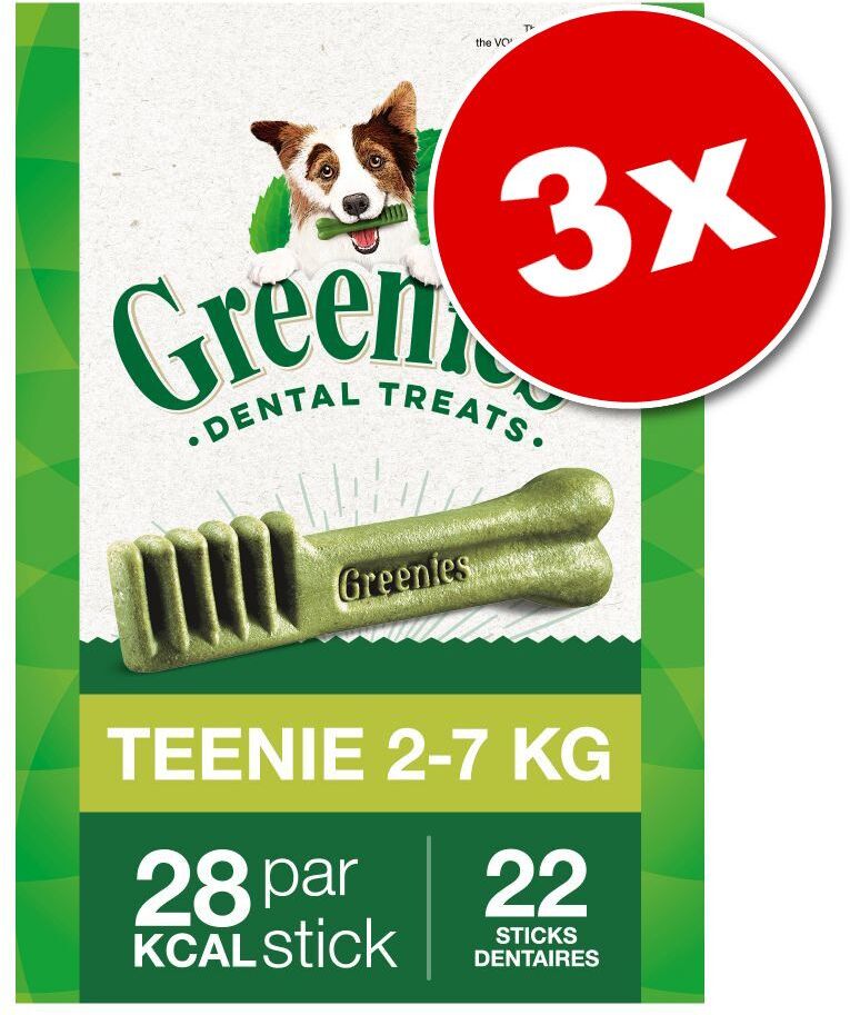 Greenies Lot Greenies Soin dentaire pour chien 3 x 170 g / 340 g - Medium (3...