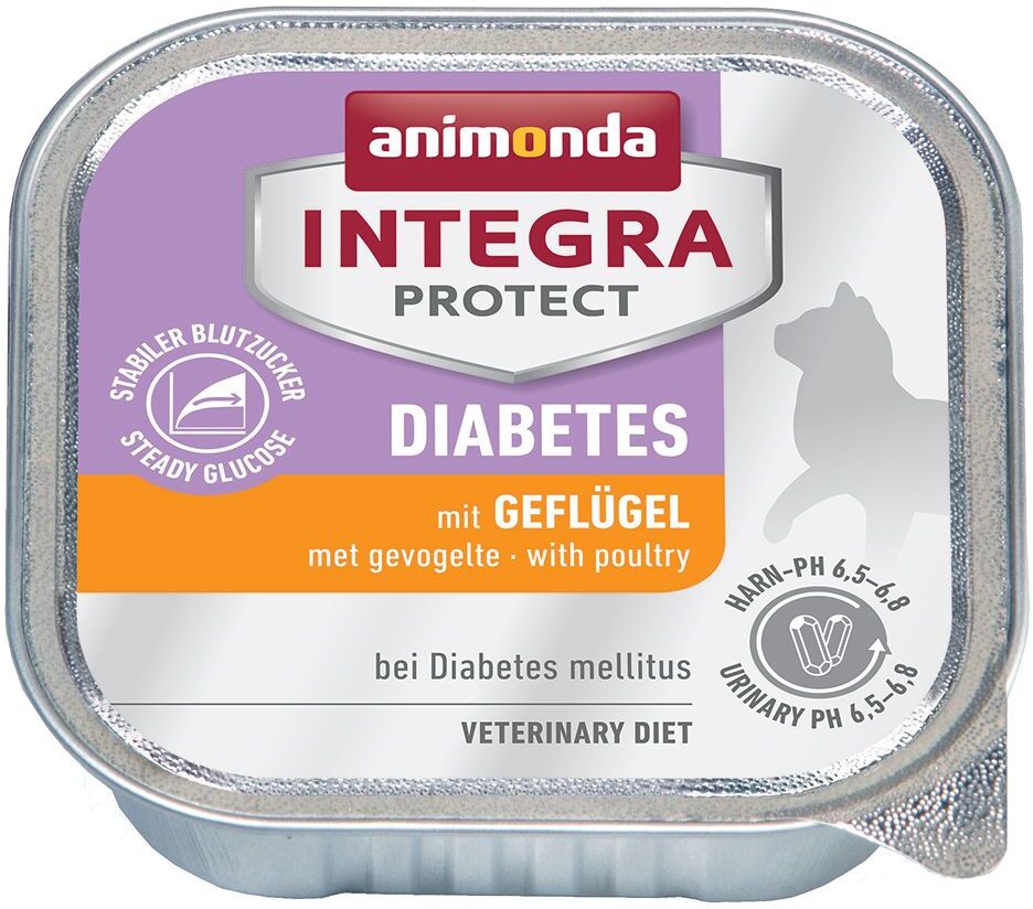 Animonda Integra 6x100g Protect Adult Diabète saumon Animonda Integra - Pâtée pour chat