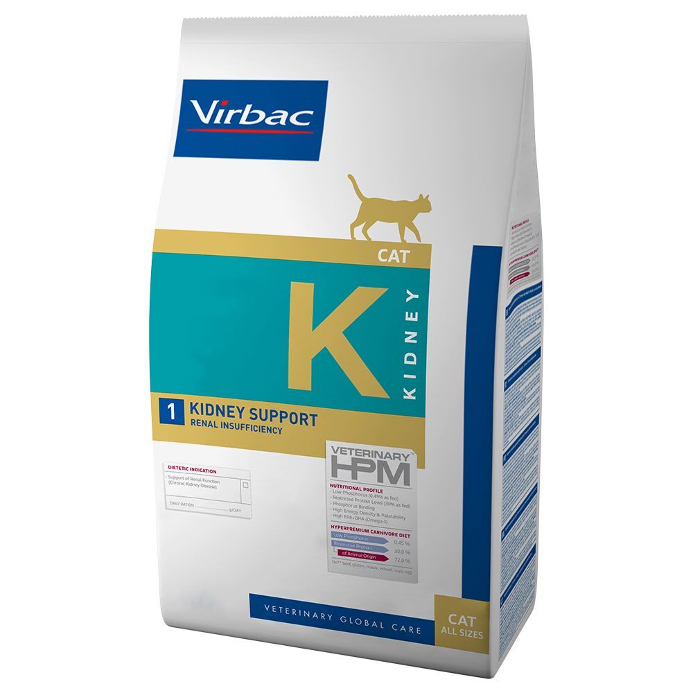 Virbac 3kg Veterinary HPM Cat Kidney Support Virbac - Croquettes pour Chat