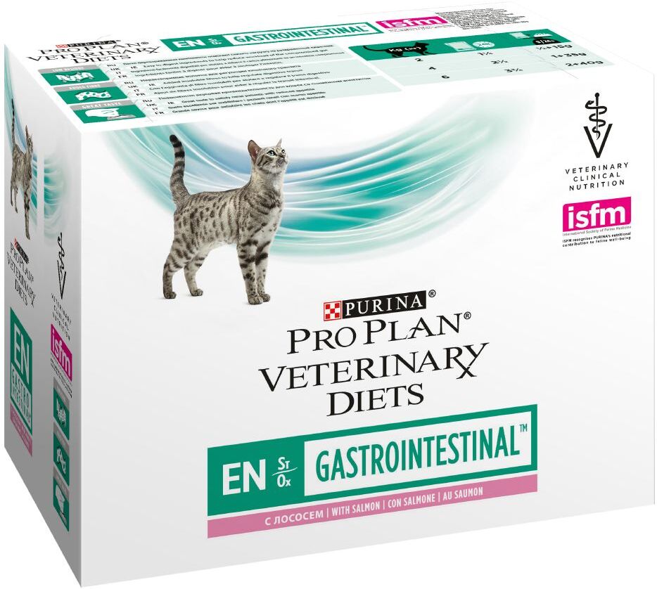 Purina Veterinary Diets 20x85g Veterinary Diets Feline EN ST/OX Gastrointestinal, saumon...