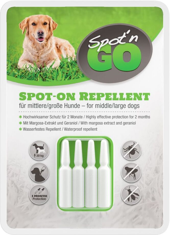 Spot´n Go Répulsif Spot'n Go 6 applications pour grand chien (12 pipettes de...