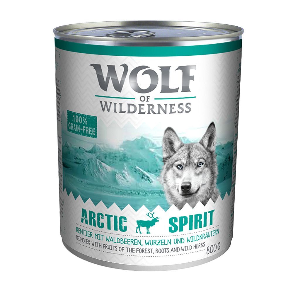 Wolf of Wilderness 24x400g Wide Acres, poulet Wolf of Wilderness - Pâtée pour chien