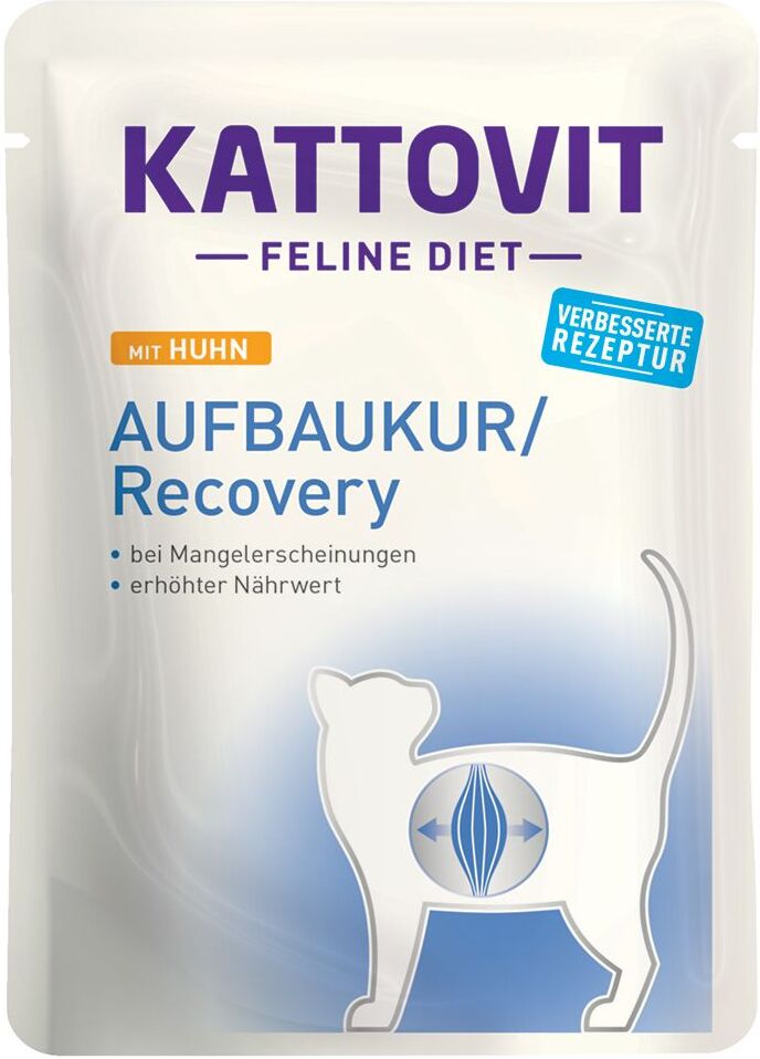 Kattovit 12x85g Kattovit Formule revitalisante poulet - Pâtée pour chat