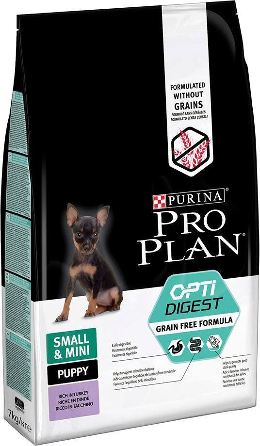 Pro Plan 2x7kg Small & Mini Puppy OPTIDIGEST riche en dinde Pro Plan -...