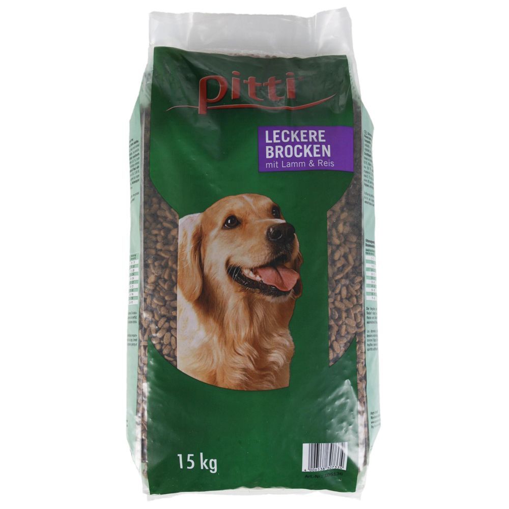 Pitti 2x15kg Pitti Boris Actif, agneau et riz - Croquettes pour Chien