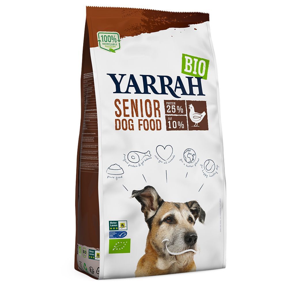 Yarrah Bio Senior, poulet - lot % : 2 x 10 kg