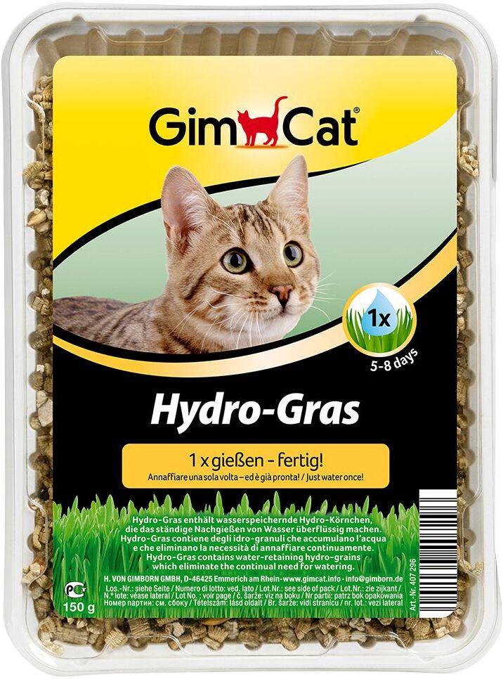 GimCat 150g Herbe à chat GimCat Hydro-Gras - Friandises pour chat