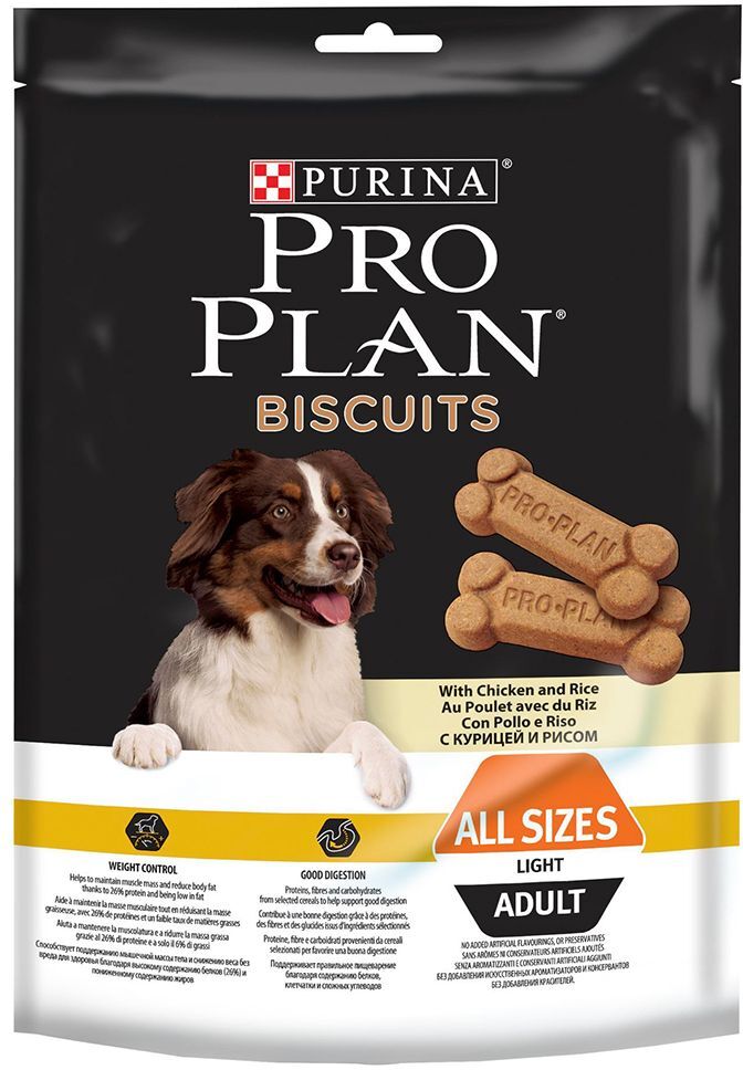 Pro Plan Biscuits Pro Plan Light - lot % : 2 x 400 g