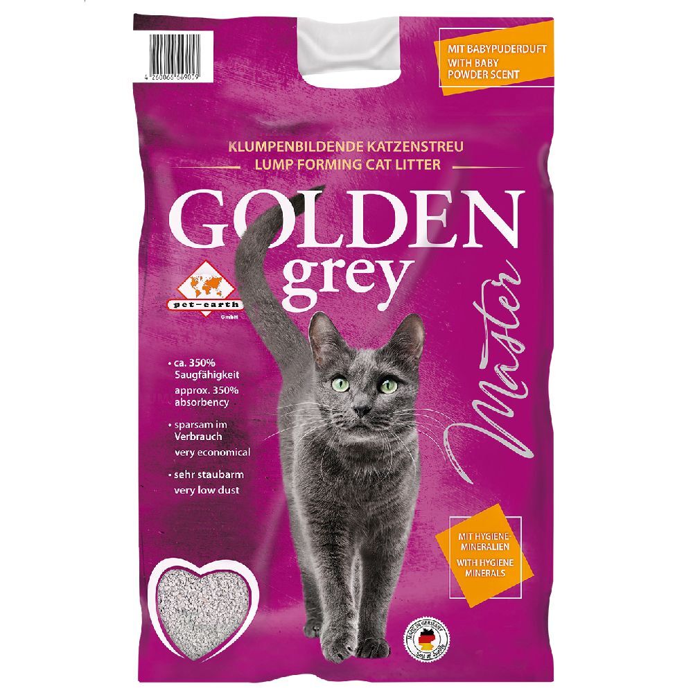 Golden Litière Golden Grey Master pour chat - 14 kg