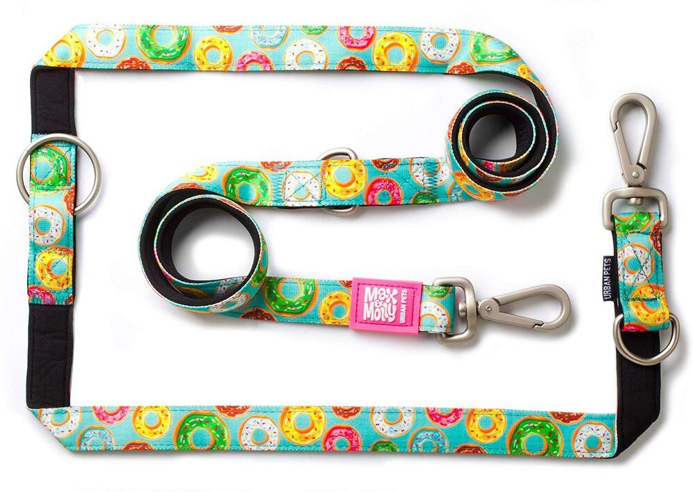 Max & Molly Laisse multifonctions Max & Molly Donuts pour chien - taille S : L...