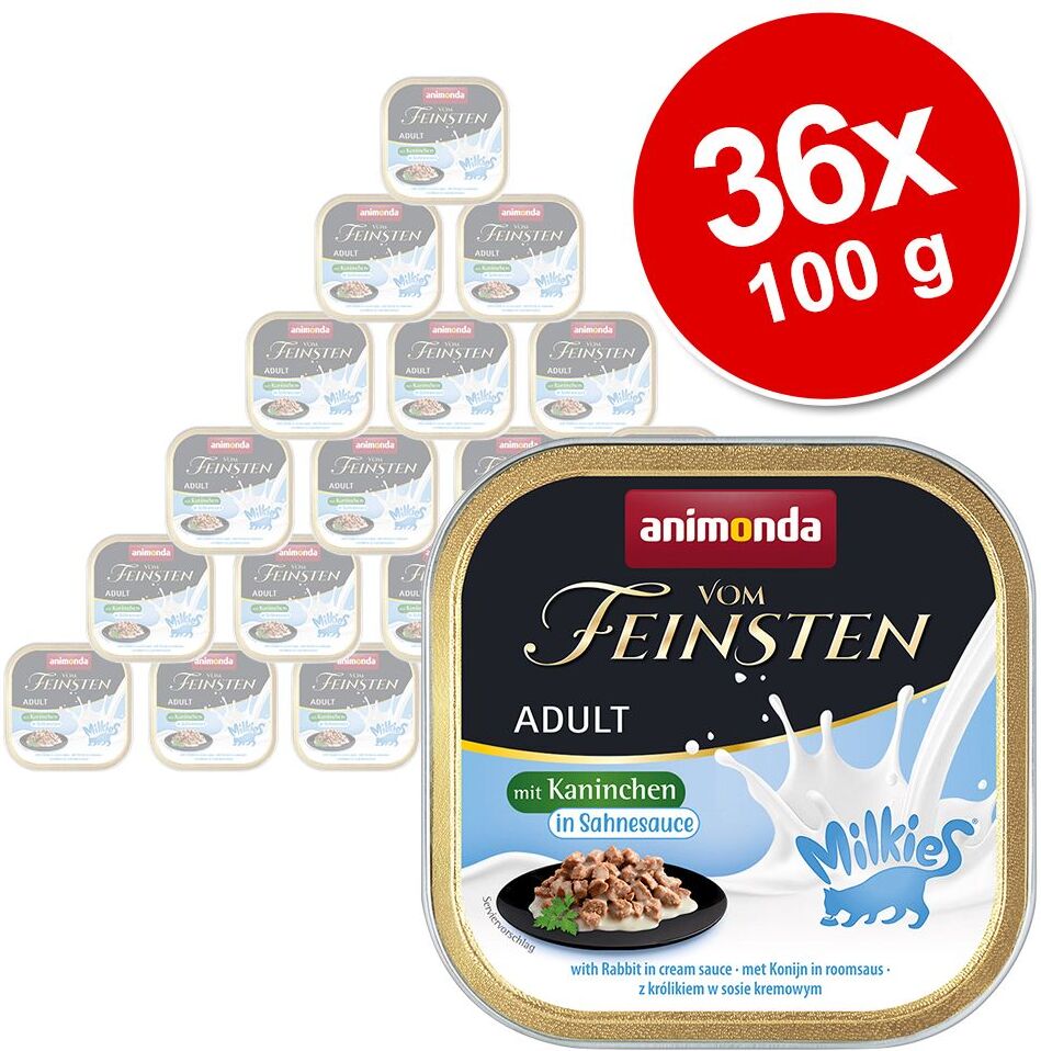 Animonda Vom Feinsten Adult Milkies en sauce 36 x 100 g pour chat -...