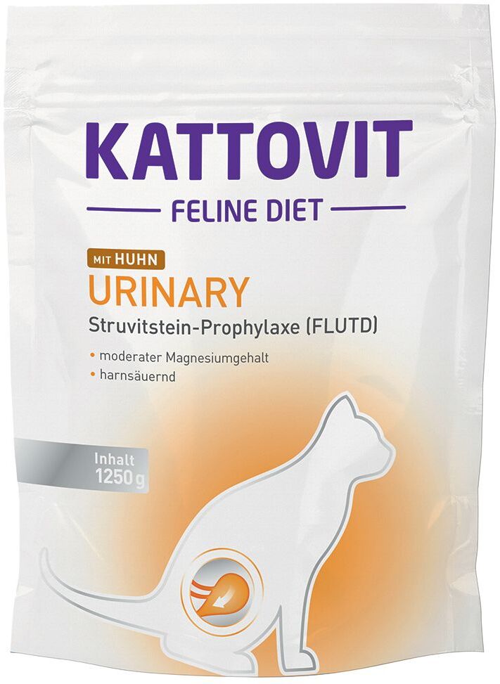 Kattovit 1,25kg Urinary, poulet Kattovit - Croquettes pour Chat