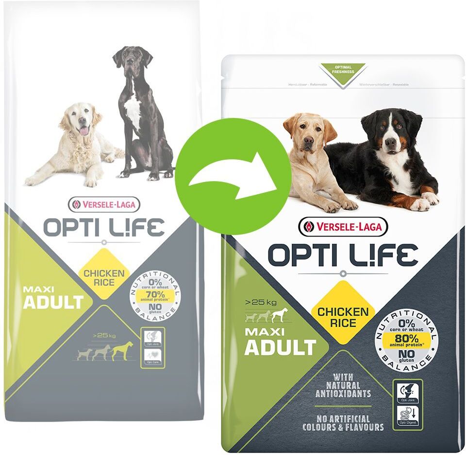 Opti Life Adult Maxi pour chien - 2 x 12,5 kg