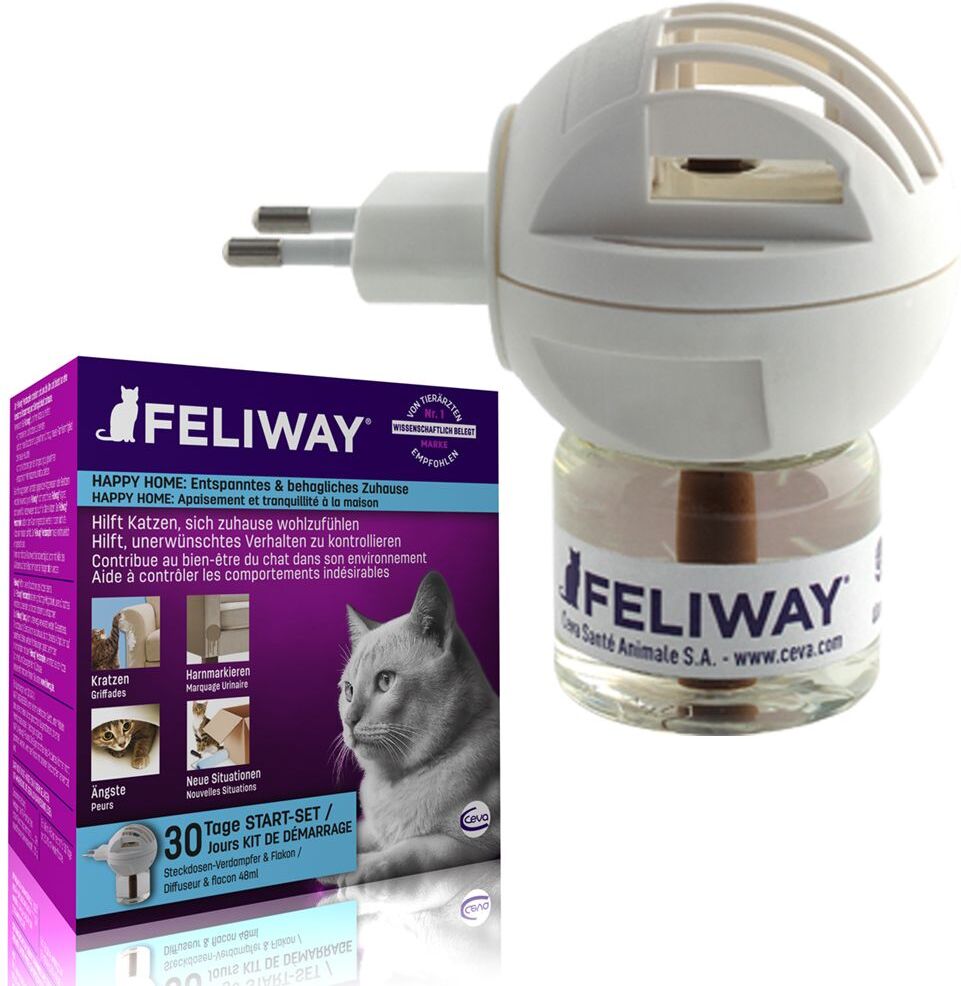 FELIWAY CLASSIC® Diffuseur pour chat - 1 diffuseur + 1 flacon de 48 mL