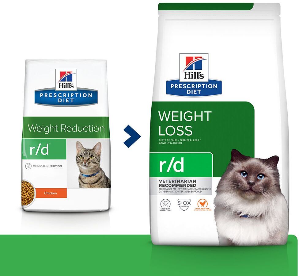 Hill's Prescription Diet r/d Weight Reduction poulet pour chat - 1,5 kg