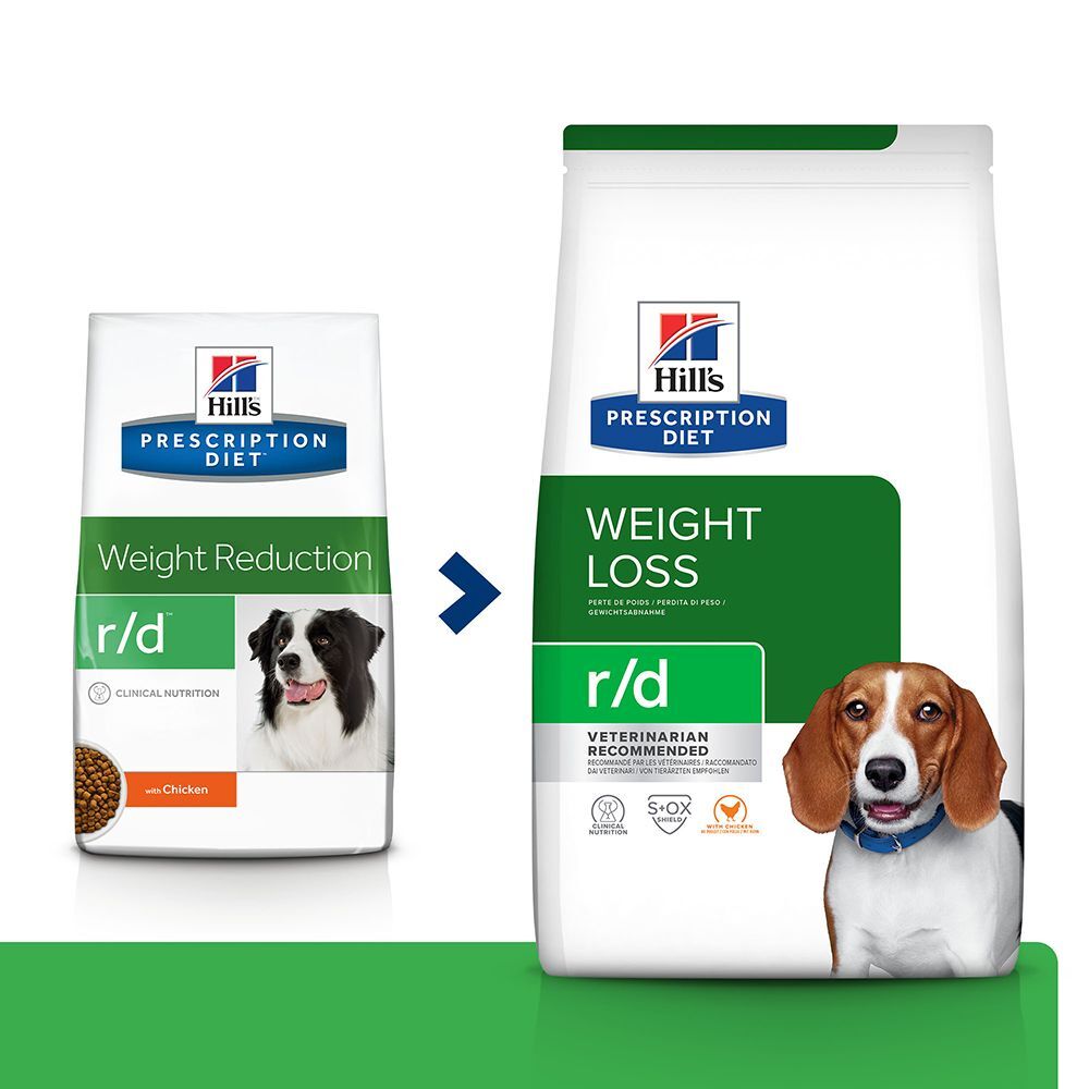 Hill's Prescription Diet r/d Weight Reduction poulet pour chien - 4 kg
